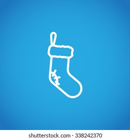 Christmas socks icon