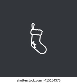Christmas socks Icon.