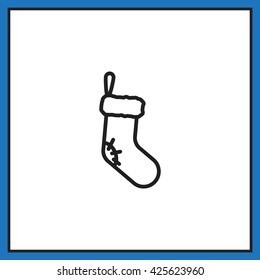 Christmas socks Icon
