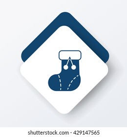 Christmas socks icon