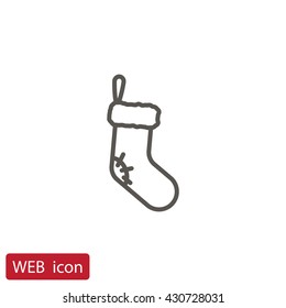 Christmas socks Icon