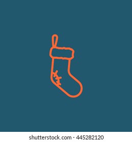 Christmas socks Icon