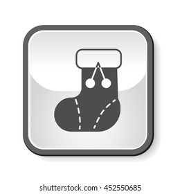 Christmas socks icon