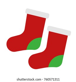 christmas socks icon