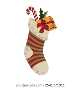 Christmas socks icon clipart avatar logotype isolated illustration