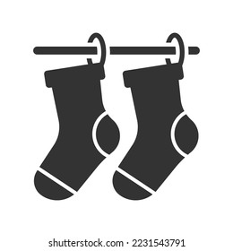 Icono de zócalos de Navidad, gráficos vectoriales
