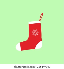 Christmas socks, vector