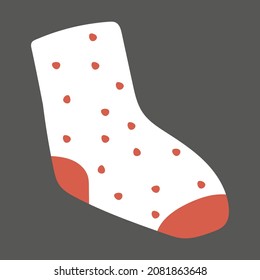 Christmas socks  vector illustrations, winter , hand drawing, Christmas mood, holidays, Christmas and new year, gifts