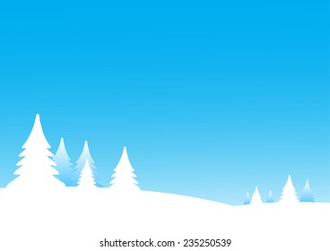 Christmas soft blue background.