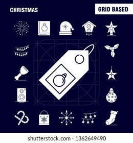Christmas Solid Glyph Icon for Web, Print and Mobile UX/UI Kit. Such as: Carriage, Christmas, Claus, Santa, Candy, Christmas, Lollipop, Sweet, Pictogram Pack. - Vector