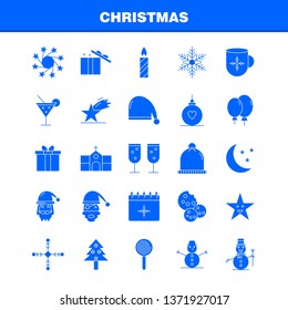 Christmas Solid Glyph Icon for Web, Print and Mobile UX/UI Kit. Such as: Christmas, Moon, Light, Star, Christmas, Bible, Home, Church, Pictogram Pack. - Vector