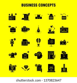 Christmas Solid Glyph Icons Set For Infographics, Mobile UX/UI Kit And Print Design. Include: Gift Box, Box, Surprise, Gifts, Candy, Toffee, Collection Modern Infographic Logo and Pictogram. - Vector