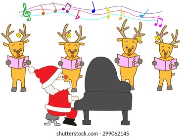 Christmas songs caroling