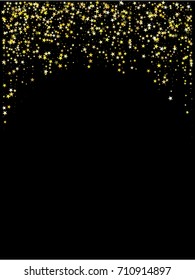 Christmas sparkles, gold, silver New Year background. Fairy lights. Magic sparkling cosmic pattern, falling down stars and glitter. Celebration, holiday lights, festive new year and christmas sparkles
