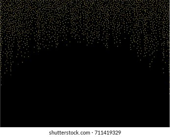 Christmas sparkles, gold, silver New Year background. Fairy lights. Magic sparkling cosmic pattern, falling down stars and glitter. Celebration, holiday lights, festive new year and christmas sparkles
