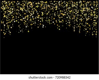 Christmas sparkles, gold, silver New Year background. Fairy lights. Magic sparkling cosmic pattern, falling down stars and glitter. Celebration, holiday lights, festive new year and christmas sparkles