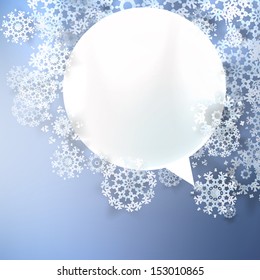Christmas speech bubbles. EPS 10