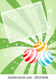 christmas sphere backgrounds. vector