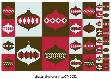 Christmas sphere pattern design