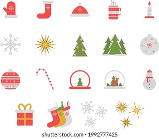 Christmas spirit, illustration, on a white background.