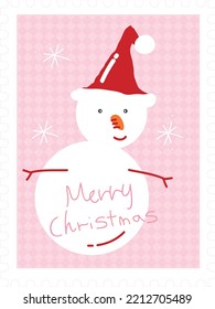 Christmas stamp. Garlands, flags, labels, bubbles, ribbons and stickers. Collection of Merry Christmas decorative icons