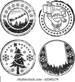 Christmas stamp set