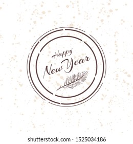 Christmas stamps vector. Santa letter.