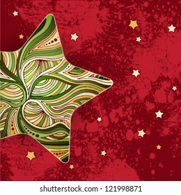 Christmas star background