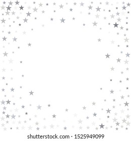  christmas star background, vector confetti falling, glitter sparkles