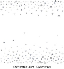  christmas star background, vector confetti falling, glitter sparkles