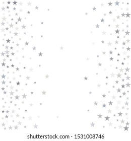  christmas star background, vector confetti falling, glitter sparkles