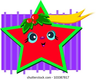 Christmas Star with a Banner