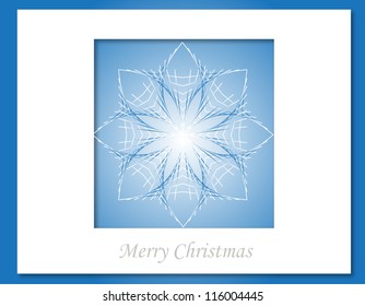 Christmas star card vector eps10