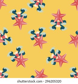 Christmas star flat icon,eps10 seamless pattern background