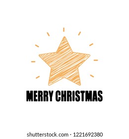 Christmas star icon