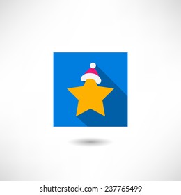 Christmas star icon