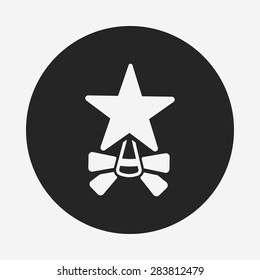 Christmas star icon