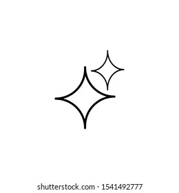 christmas star icon design vector template