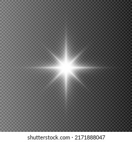 Christmas Star. Light effect for Christmas holidays decoration and abstract. Vector 10eps	
