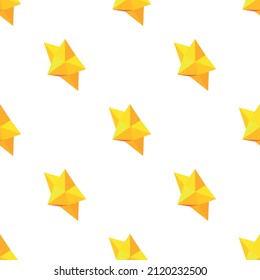 Patrón de estrella navideña textura de fondo transparente repetición de papel tapiz vector geométrico