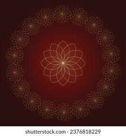 Christmas Star Shape Background Design Graphic Illustration
