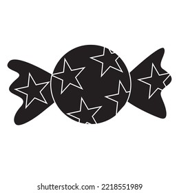 Christmas star snow vector icon illustration