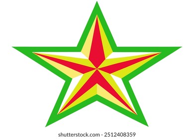 arquivo de cor do vetor estelar do Natal