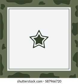 Christmas Star Vector Icon.