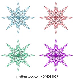 Christmas stars, design background. Vector illustration.