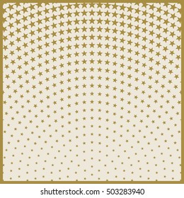 Christmas stars pattern, Center of radiation symmetry.