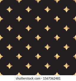 Christmas stars seamless pattern. Flat design. Holiday New Year or Christmas vector illustration. Design elements for fabric, wallpaper, banner, wrapping paper.