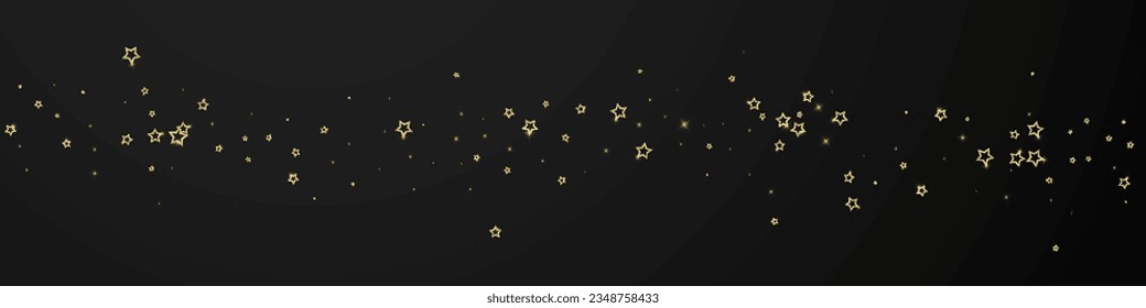 Christmas stars vector overlay.  Magic stars luxury sparkling confetti. Christmas spirit. Festive stars vector illustration on black background.