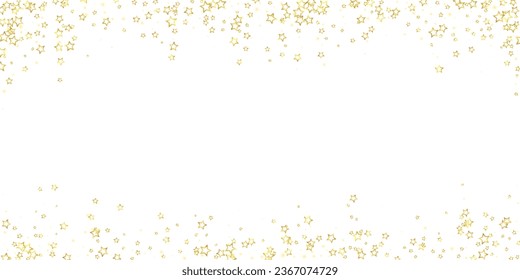 Christmas stars vector overlay.  Magic stars luxury sparkling confetti. Christmas spirit. Festive stars vector illustration on white background.