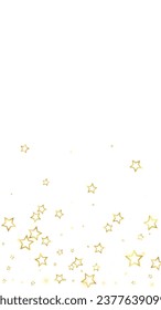 Superposición vectorial de las estrellas navideñas.  Magia estrellas de lujo confeti brillante. Espíritu navideño. Ilustración vectorial de estrellas festivas sobre fondo blanco.